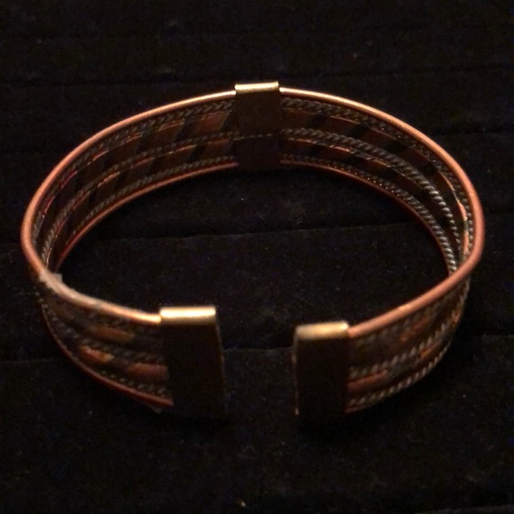 Menβs Handmade Mixed Metal Bracelet - Picture 3 of 5